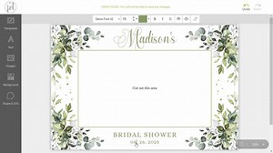 Bridal Shower Photo Prop Frame, Horizontal Social Media Frame, Hen Party Photo Booth Frame, Editable Pink & Gold Wedding, Selfie DIY Frame - Etsy