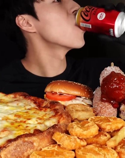 🔥 ULTIMATE CHEESY FAST FOOD FEAST! Cheeseburger, Pepperoni Pizza, Corn Dogs, Fries & Nuggets Mukbang