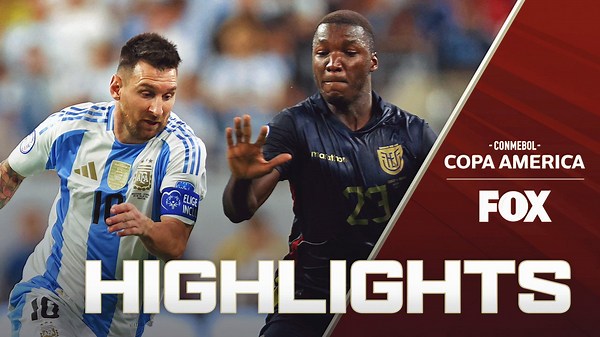 Argentina vs. Ecuador Highlights | 2024 Copa América | Quarterfinals
