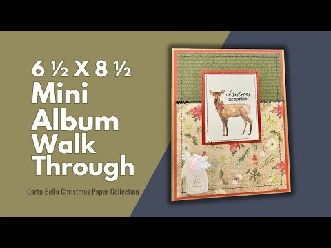 Carta Bella Christmas Mini Album Project Share