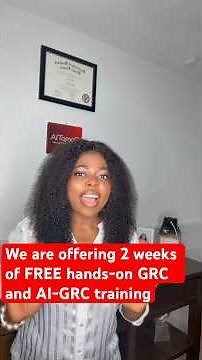 We are offering 2 weeks of FREE hands-on GRC and AI-GRC training. #riskassurance #grc #risktraining