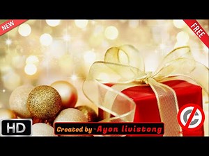 44, Free Christmas Loop Background Video HD No Copyright / Christmas Gift / Christmas video clip