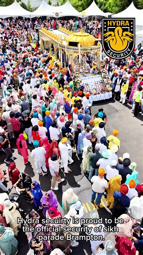 Large community gatherings require planning, discipline, and teamwork. We are grateful to our guards, supervisors, volunteers, and community partners for helping create a safe and welcoming environment for everyone. At Hydra Security, community safety is more than a responsibility. It is a commitment. #HydraSecurity HydraSecurity #SikhDayParade #Brampton #CommunitySafety #TrafficManagement