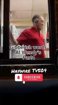 Speaking Gebberish Words 🤣 At Wendy’s Drive Through New Orleans Watch tell The End 🤣 #laugh