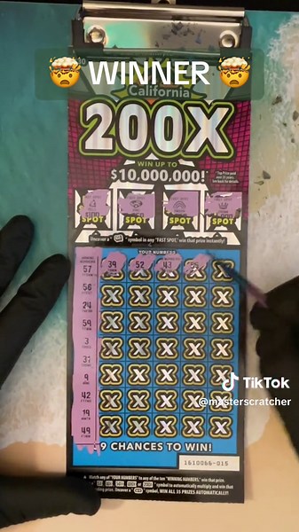 #200X #ticket #foryou #foryoupage #fyp #fypシ #video #asmr #winner #winningtickets #masterscratcher #california #lottery #lotto #blackgloves #edition #scratch #scratchoffticket #scratcher #scratching