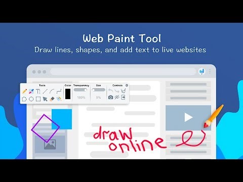 Dibujar y escribir sobre páginas con Web Paint Tool