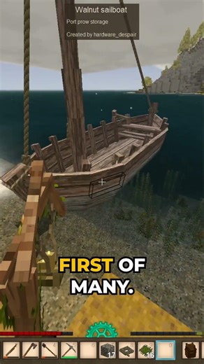 OUR FIRST MULTIPLAYER BOAT LAUNCH!⛵#vintagestory