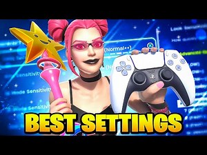 NEW Best Controller SETTINGS + Sensitivity on Console (Fortnite Tutorial)