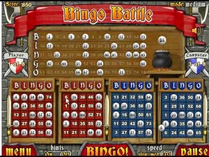 Bingo Battle - Game In Play