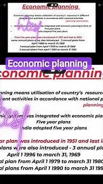 Economic Planning in India (1950–1990) | Class 12 Economics | Chapter 2 NCERT | Five Year Plans