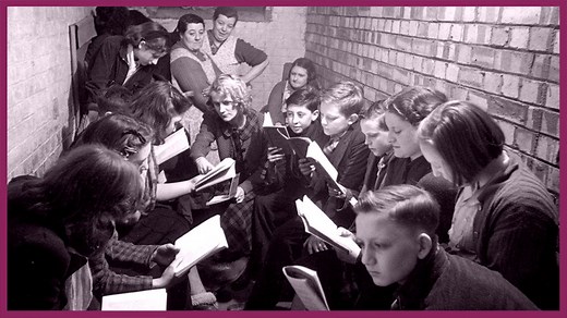 Primary History KS2: WW2 Clips. An air-raid siren sounds the warning