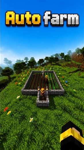 🔥 Minecraft Auto Farm Tutorial 🌾 | Easy Villager Crop Farm! (MCPE 1.21)