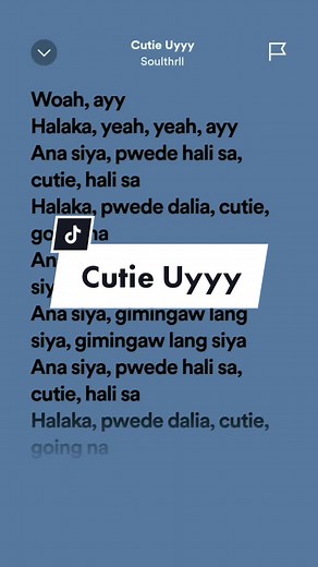 Cutie Uyyy Lyrics
