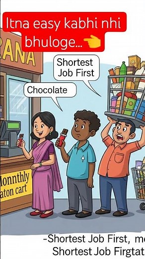 SJF Scheduling Algorithm Explained ⚡ | Shortest Job First | OS Scheduling