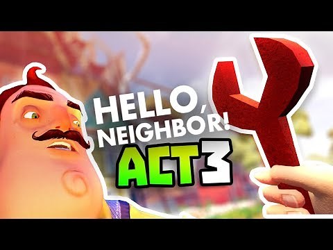 FINDING THE WRENCH & UNLOCKING BASEMENT - Hello Neighbour - New Hello Neighbor Full Gameplay
