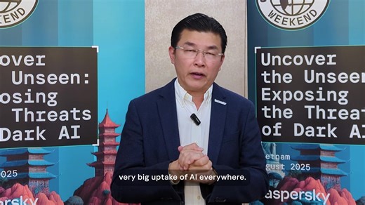 Dark AI is reshaping the #cybersecurity landscape, creating new, complex threats that demand smarter defenses. Adrian Hia, our Managing Director for APAC, breaks down what #DarkAI really means, the dangers it brings, and how businesses can prepare for what’s next. Watch his insights on how to combat #AIthreats with intelligence. 👇 #KasperskyCSW #CyberDefense #Infosec | Kaspersky