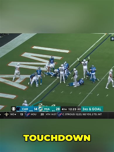 Dolphins Score Dramatic Fourth Quarter Touchdown! #nfl #miamidolphins