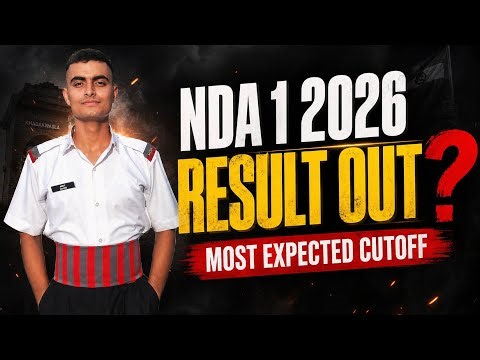 NDA 1 2026 Result Update + Expected Cut Off 🔥 Safe Score Revealed