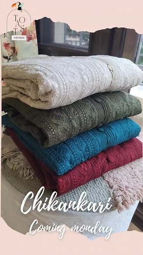 10K views · 72 reactions | Our undying love for Chikankari made us do it! And why shouldn't it be! Chikankari makes us look the most elegant and fresh! Shop from some beautiful hues and easy styles of Chikankari collection that surely will make way to your wardrobe! Live video only on Facebook 1st August monday! #chikankari #chiken #lucknowchikankari #rakhi2022 | Toast Studio | Facebook