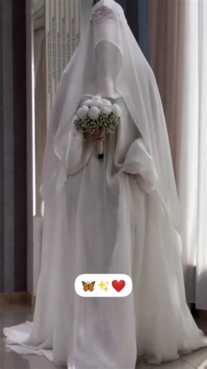 hijabi Bride 💐❤️🦋 | #muslima #hijabi #bride #respect