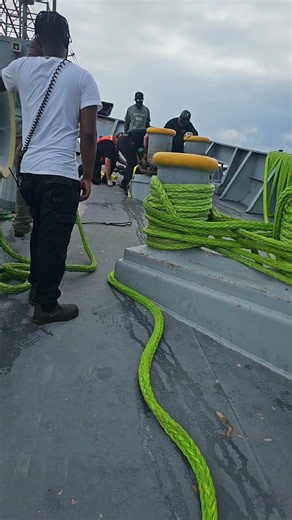 tow company gearing up to tow our ship to charleston South Carolina shipyard this week #merchantlife