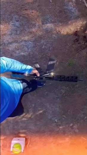 AR 15 A BALL A 556 BOUNCED OFF BALL KICKED OFF FOOT INTO CHAMBER OF RIFLE SHOOTING 🔥‼️🤘👽🤘👁️