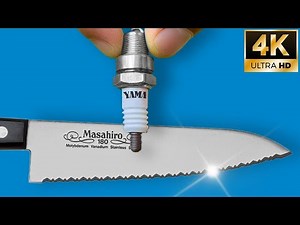 The Sharpener Method Knife in 60 seconds –Razor Sharp | Genius DIY Metalworking Tools