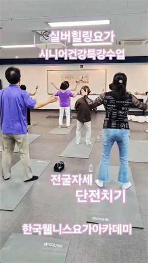 실버건강요가/시니어운동 #실버건강요가 #시니어운동 #원주요가 #한국웰니스요가아카데미 #요가 #건강한노년#홈트요가 #갱년기요가