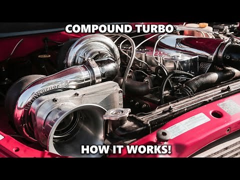 How does a compound turbo setup work