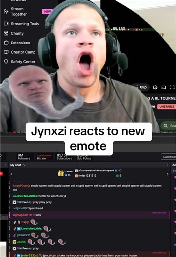 Jynxzi's New Emote Reaction