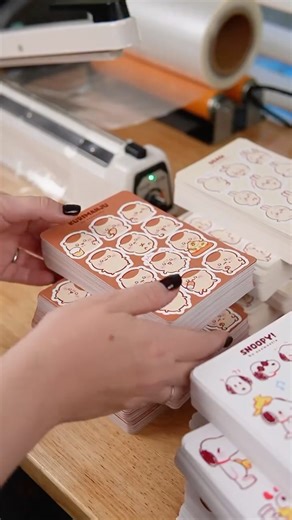 KeenSlaps | Custom Stickers & Labels on Instagram: "Sticker sheets for @sueweetie_arts — it’s a huge honor to be trusted by such an amazing artist! 💛✨"