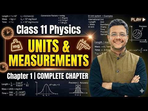 Class 11 Physics Chapter 1 | Units & Measurements (Part 1) | Full Concept + Basics | Puneet Physics