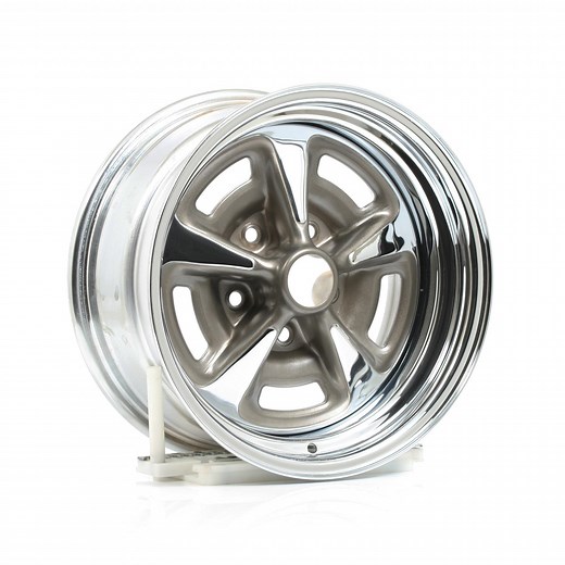 Wheel Vintiques 60-5834042CA Wheel Vintiques 60 Series Pontiac Rallye II Chrome Wheels | Summit Racing