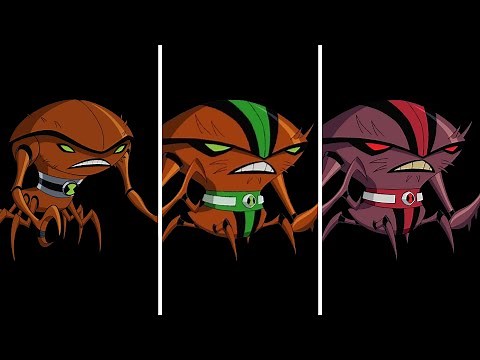 🇧🇷 Todas as Transformações do Artrópode - ben10 (Dublado)