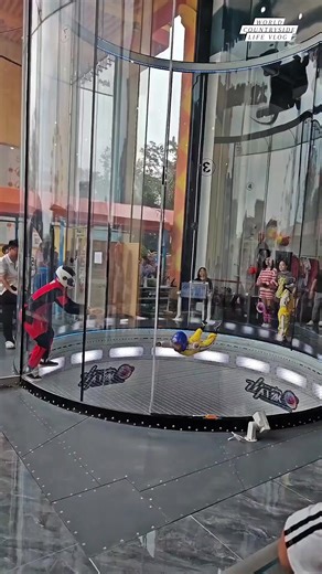 7K views · 51 reactions | Experience the thrill of free fall!  This indoor skydiving simulator lets you feel the rush of flight without jumping out of a plane! #worldcountrysidelifevlog #IndoorSkydiving #FreeFallFun #FlightSimulator DISCLAIMER NO COPYRIGHT INFRINGEMENT INTENDED | World Countryside Life Vlog | Facebook