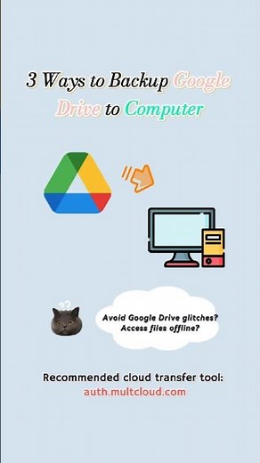 Backup Google Drive to Computer with Step-by-Step Guide #multcloud #cloudstorage #cloudmigration