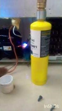 #joining the condenser to the compressor with flux