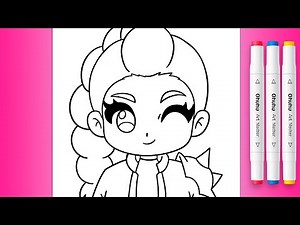 How to Draw Rumi Easy ✏️💜 | Step-by-Step Drawing 🎨😈