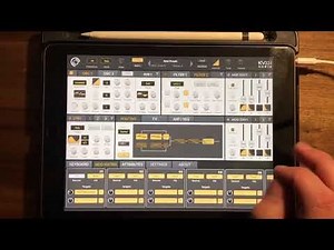 Synthmaster one for iPad overview