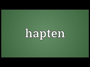 Hapten Meaning