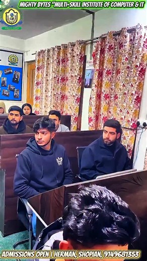 🚨 Still at home, confused about your future? Scrolling… thinking… “What should I do?” 🤔 Stop waiting. Start Doing.. Join Mighty Bytes and transform yourself in just 6 months to 1 year. We don’t sell dreams — we build SKILLS. We help you identify what you’re lacking and turn you into a JOB-READY professional for Government & Private sectors. 🎥 Inside our IT Lab Our Director Mubashir Mehraj personally teaching 🖥️ Computer System Assembling – Practical. 👉 If you’re serious about your future, t