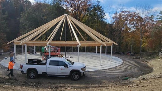 18K views · 419 reactions | CAROUSEL RESTORATION PROJECT: A special structure with folding glass door panels will help protect the 105-year-old carousel at Binghamton's Ross Park. Watch the video and read this WNBF News story for details: https://wnbf.com/binghamton-ross-park-carousel-shelter/ | News Radio 1290 WNBF | Facebook