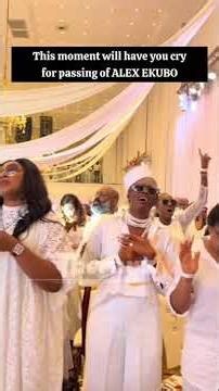 Min. Nathaniel Bassey sings at Alex Ekubo Funeral #alexekubo #nollywood #alexekubodeath
