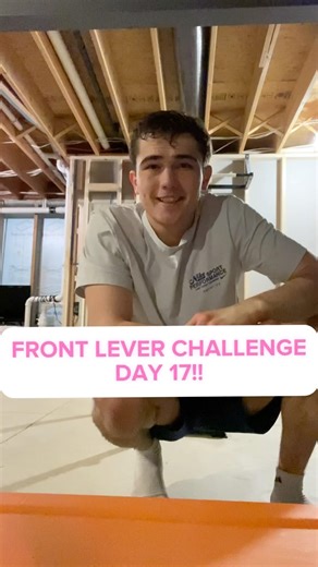 Front Lever Challenge: 5 Seconds⁉️