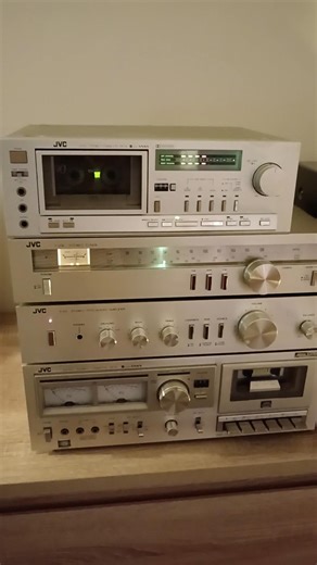 jvc d-e5 cassette deck #stereo #80s