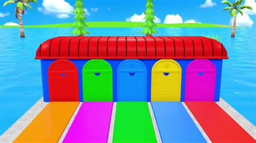 #animals3d​ #longslidegame​ #funny3danimals​ Long Slide Game With Cow Elephant Gorilla Hippopotamus Tiger 3d Animal Game Funny 3d Animals #animals3d​ #longslidegame​ ​