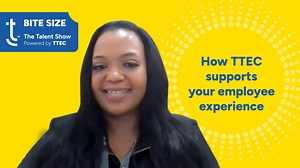 3 comments | A fantastic employee experience is crucial to employee retention. In this video of TTEC Talent Show Bite Size, Candida talks about how TTEC supports employee experience to create an inclusive and engaging culture and environment. Intrigued about TTEC's culture of smiles? Why not experience it for yourself? Check out the opportunities at ttecjobs.com. #experienceTTEC #culture #employeeexperience #careers | ttec USA | Facebook