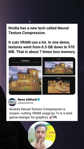Nvidia Introduces Neural Texture Compression — Cuts VRAM Use by 7x