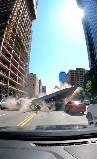 Concrete Slab Falls! ⚠️ #Viral