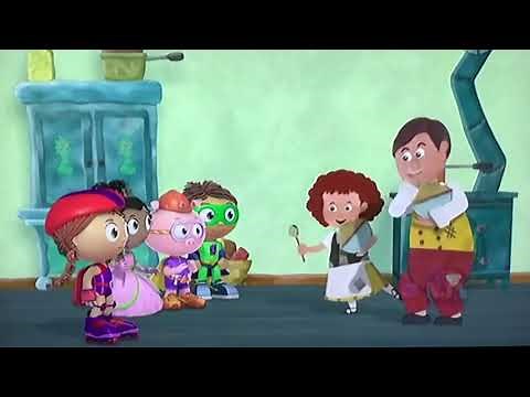 Super WHY! - Little Girl & Father Says Goodbye